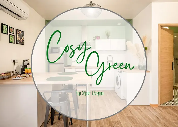 *Cosy Green*Appartement 2P Centre ville*