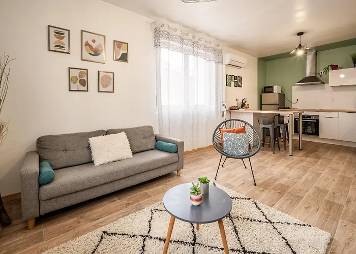 *Cosy Green*Appartement 2P Centre ville*